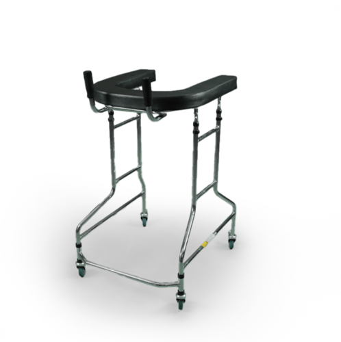 مشاية متحركة مع ساند ومسكة للذراع وجلسه