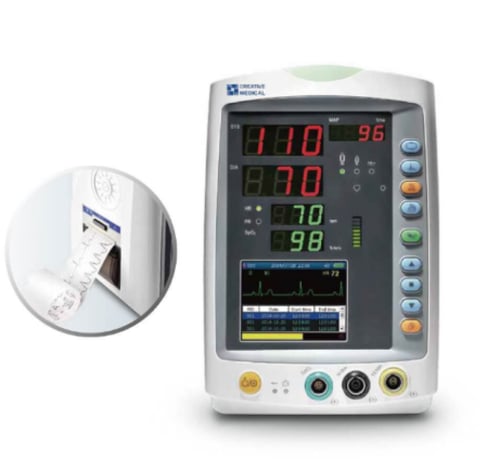جهاز مراقبة علامات الحيوية للمريض مع طابعة PC - 90...