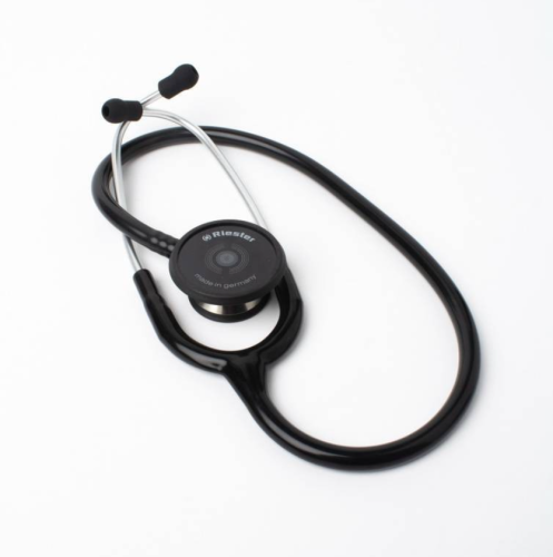 سماعة طبيب ريستر المنيوم الماني لون اسود Riester 4...