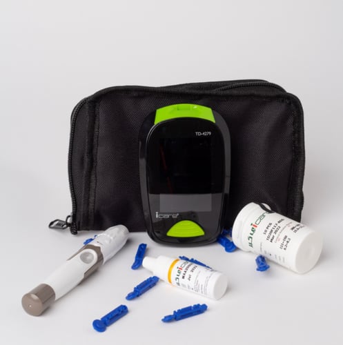 جهاز قياس نسبه السكر في الدم آي كير iCare