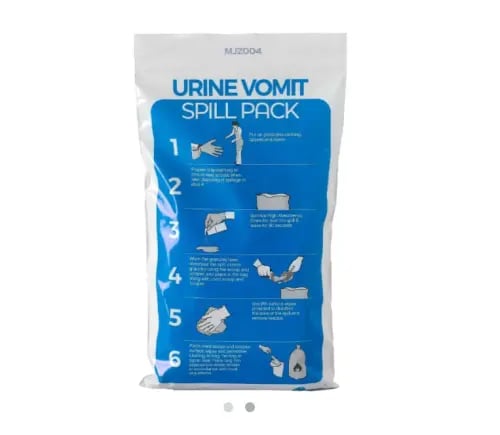 طقم للقيئ والبول SPILL PACK URINE VOMIT
