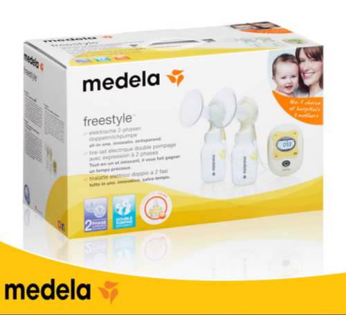 جهاز شفط الحليب كهربائي مزدوج ميدلا MEDELA freesty...
