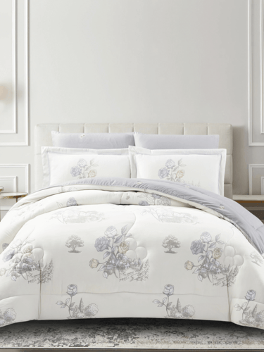 مفرش رِفال صيفي ناعم مشجر -مزدوج 6 قطع