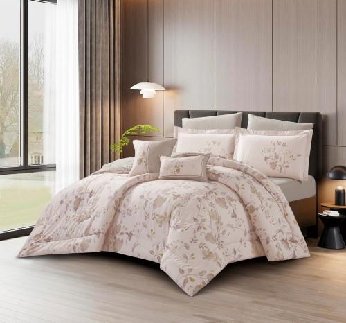 مفرش إيليــن وجهين قطن فاخر مزدوج - 8 قطع