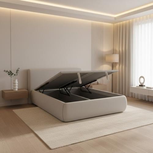 سرير لورين تخزين هيدروليك - بألوان ومقاسات متعددة