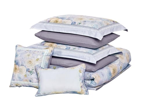 مفرش إيليــن وجهين قطن فاخر مزدوج - 8 قطع