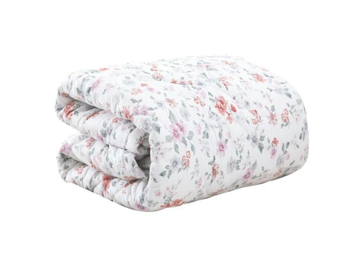 مفرش فلورا مشجر صيفي قطن 100% -مزدوج 7 قطع