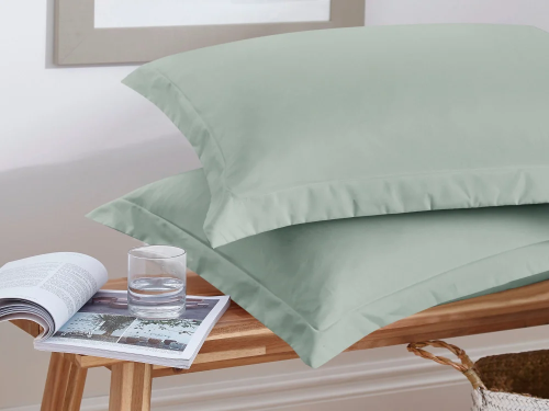 تلبيسة مخدات سادة فائقة النعومة - فيروزي