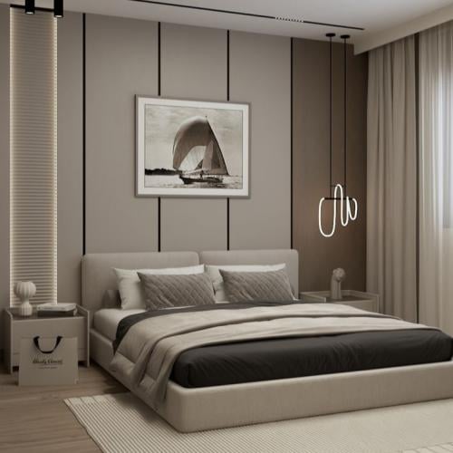 ️ سرير لمار – بساطة التصميم وأناقة التفاصيل