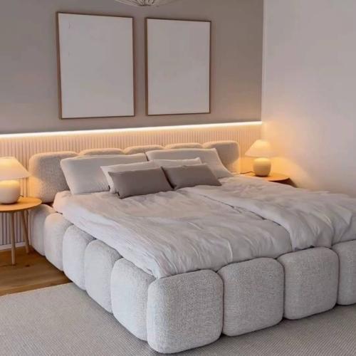 سرير لوسيل موديل SA102-بمقاسات وألوان متعددة