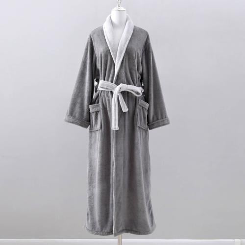 روب استحمام جلندا -مقاس XL - رمادي