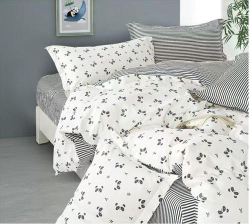 مفرش صيفي قطن100% مفرد ونص 4 قطع