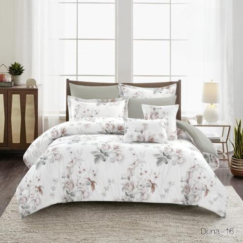 Donna floral cotton luxurious single and a half be...