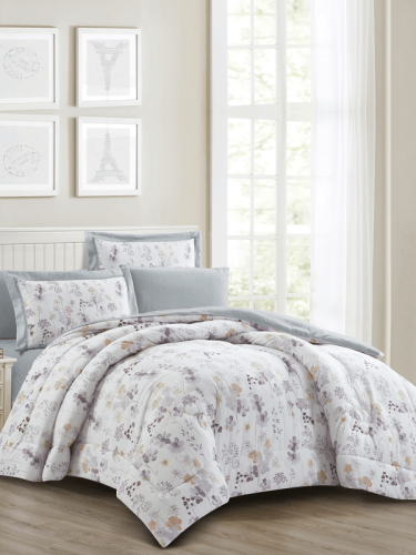 مفرش رِفال صيفي ناعم مشجر -مزدوج 6 قطع