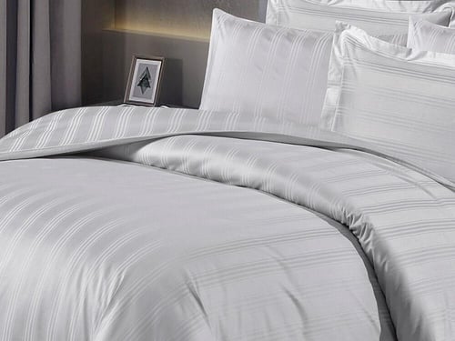 مفرش كيندا فندقي من القطن الفاخر 300 غرزه-مزدوج 7ق...