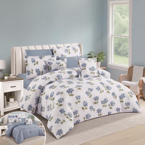 مفرش لورين قطن 100% ناعم وبارد -مقاس مفرد ونص 5 قط...