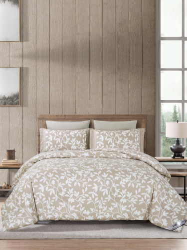 مفرش نفر ونص صيفي بستايل نباتي مريح