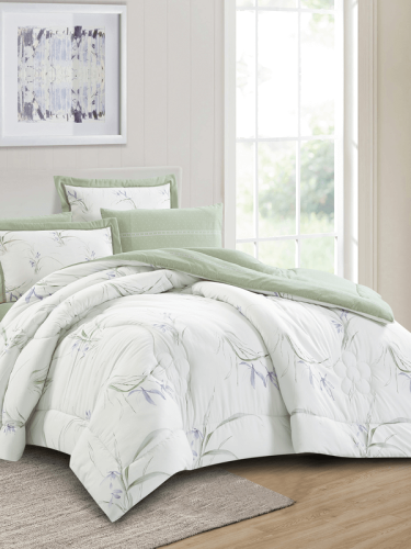 مفرش رِفال صيفي ناعم مشجر -مزدوج 6 قطع