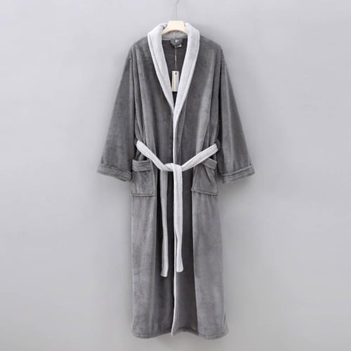 روب استحمام جلندا -مقاس XL - رمادي