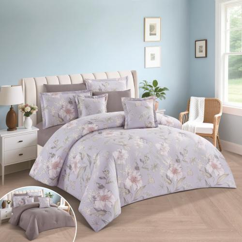 مفرش لورين قطن 100% ناعم وبارد -مقاس مفرد ونص 5 قط...