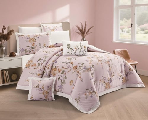 بكج راحة القطن مقاس مزدوج -11 قطع