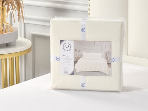 تلبيسة لحاف بدون حشوة مفرد ونص 3 قطع - سكري