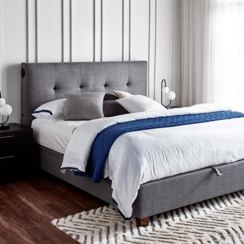 سرير تخزين موديل SA70 هيدروليك - بألوان ومقاسات مت...