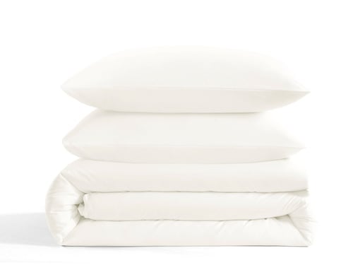 تلبيسة لحاف بدون حشوة مزدوج 4 قطع - سكري