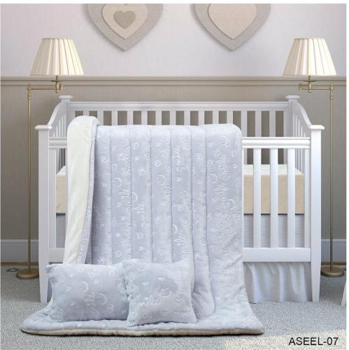 مفرش اطفال أسيل 4 قطع مخمل