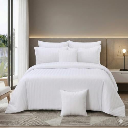 مفرش الغيمة الفندقي مقاس كوين -ابيض