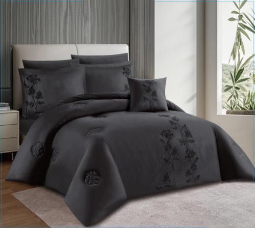 طقم لحاف London قطن 100% مزدوج 8 قطع