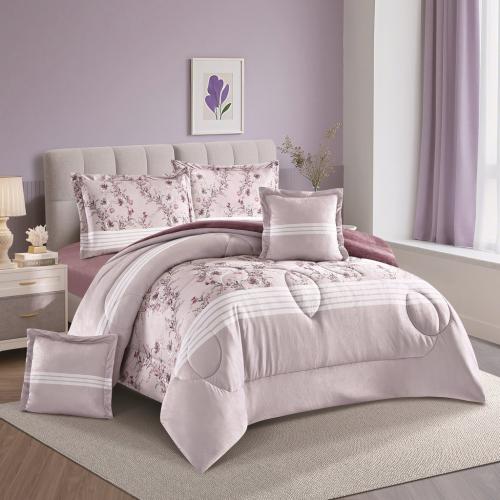 مفرش ألاسكا مخمل شتوي مزدوج وجهين 6 قطع