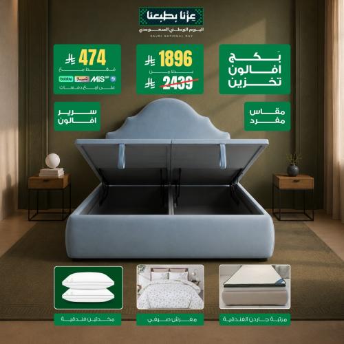 بكج أڤالون تخزين الفندقي -مقاس نفر 100×200