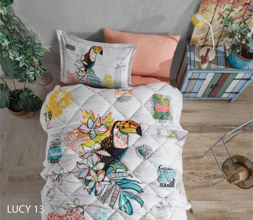 طقم لحاف اطفال تركي قطن 100% 4 قطع