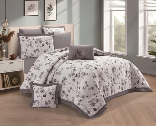 بكج راحة القطن مقاس مزدوج -11 قطع