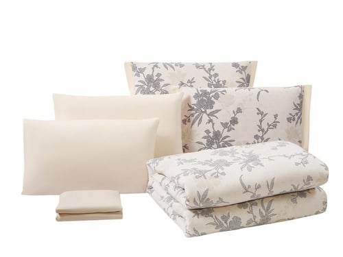 مفرش روزارا ناعم مشجر مناسب لجميع المواسم -مزدوج 6...