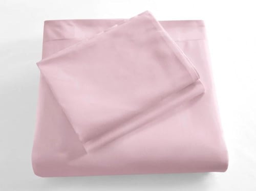 تلبيسة لحاف فندقي مفرد ونص 3 قطع -وردي