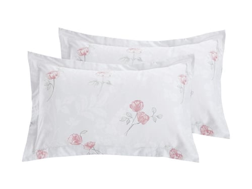 مفرش فلورا مشجر صيفي قطن 100% -مزدوج 7 قطع