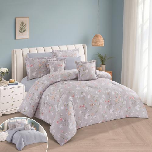 مفرش لورين قطن 100% ناعم وبارد -مقاس مفرد ونص 5 قط...