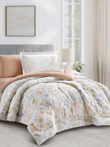 مفرش رِفال صيفي ناعم مشجر -مفرد ونص 4 قطع