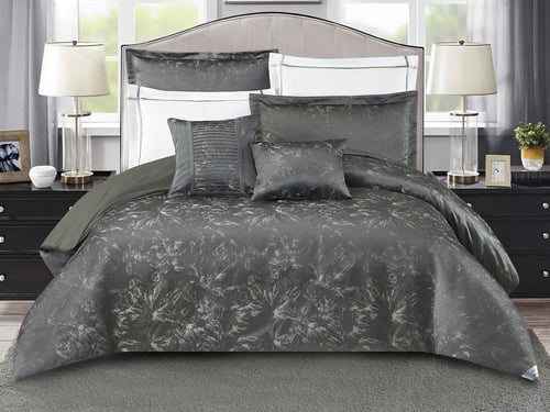 طقم لحاف جاكار اسباني مزدوج -8 قطع