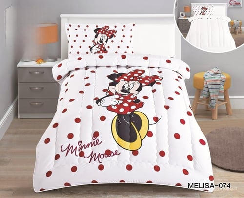 مفرش اطفال صيفي مفرد ونص 4 قطع