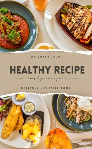 Healthy recipes cooking book
