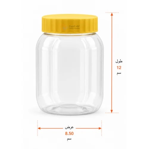 برطمان راقي 500 مل – تصميم عملي وأنيق للتعبئة -144...