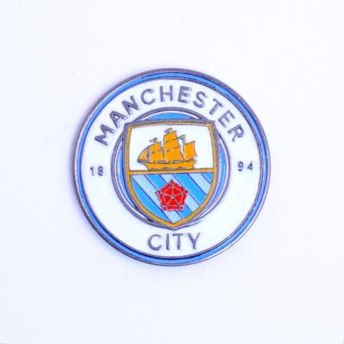 بروش حديد فريق مانشستر ستي الإنجليزي.