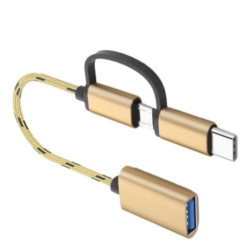 Ovast -محول otg لنقل البيانات منفذ مايكرو وتايب سي