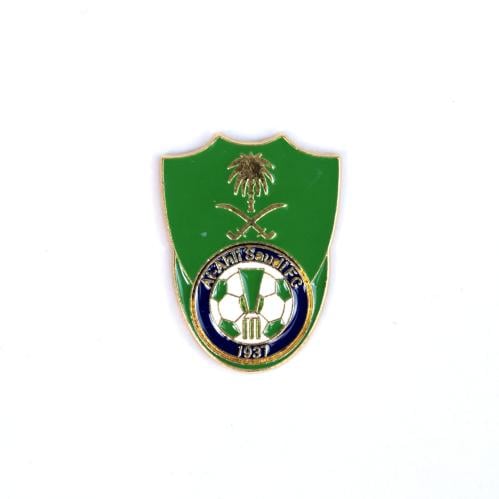 بروش حديد شعار فريق نادي الأهلي السعودي.