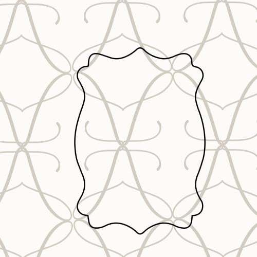 منتج رقمي كرت طاولة مزخرف