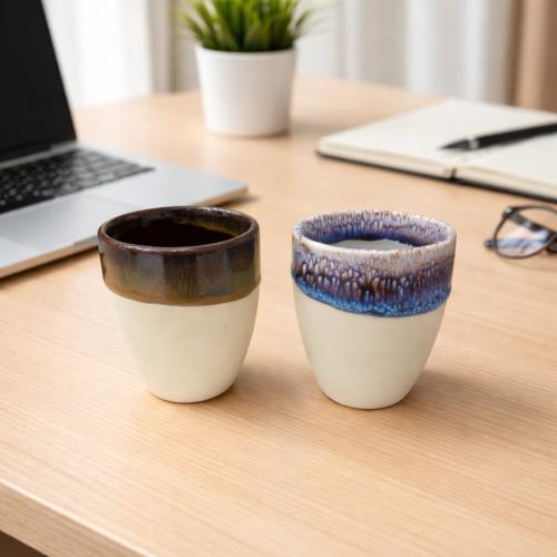 A dozen ceramic cups "Lamsa Jibsi"