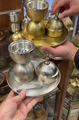 طقم مبخرة وهدية بخور